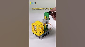 Manual Mode: Building Blocks Trash Can! Take charge of your waste! 🗑️✨#shorts #kidsbits #stem #robot