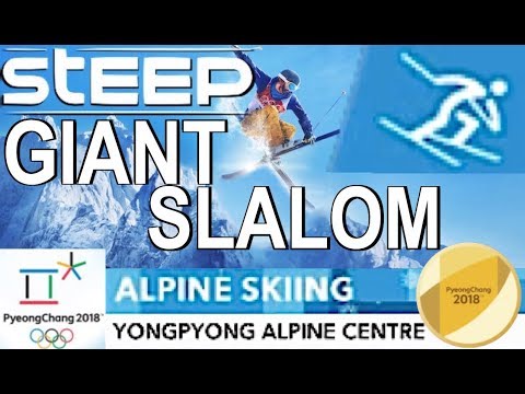 Steep Olympic Games Giant Slalom Alpine Skiing Gold Gopro