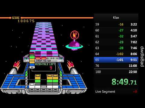 Klax (NES) 21:08
