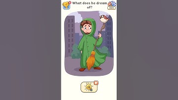 🌟 What’s His Secret Dream? 🧹✨ | Mind-Twist Puzzle! #DOP5 #DrawOnePart #BrainGame