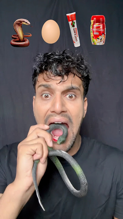 Download lagu Snake,egg,toothpaste,dabar chyawanprash #asmr #eatingchallenge #bikueating #food #cartoon #Bikram