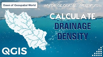 Bereken de drainagedichtheid in QGIS | Hydrologische analyse