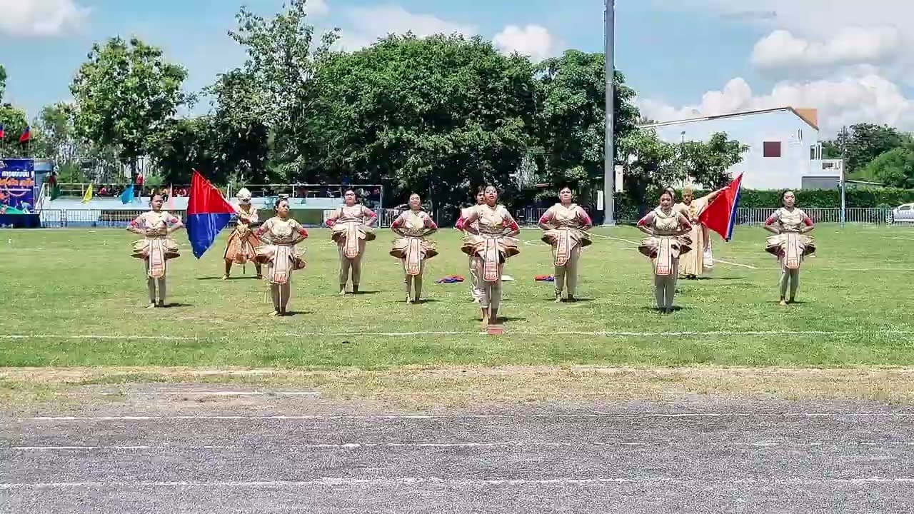 การแสดงของหรีดสีชมพู #กีฬาสีบ้านหมี่วิทยา67 #บ้านหมี่วิทยา #ที่นี่ลพบุรี