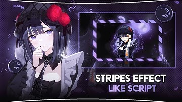 stripes effect like script || Stipes effect tutorial [ Alight Motion ]