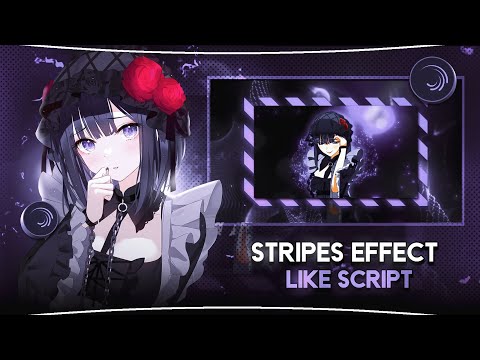 stripes effect like script || Stipes effect tutorial [ Alight Motion ]