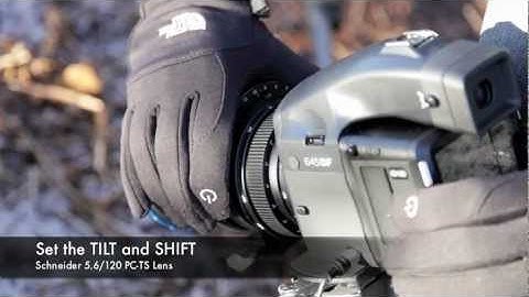 Using Phase One Live View and Schneider 120mm T/S lens in the field