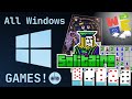 All microsoft windows games