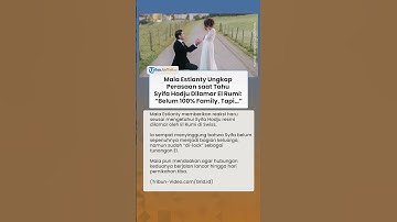 Maia Estianty Ungkap Perasaan saat Tahu Syifa Hadju Dilamar El Rumi: “Belum 100% Family, Tapi…”