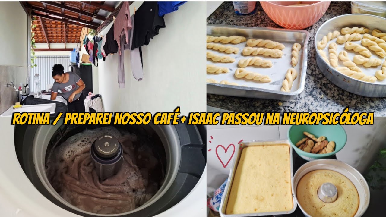 Quitanda Para o Café/ lavei a coberta + dia nublado + levei isaac no medico 