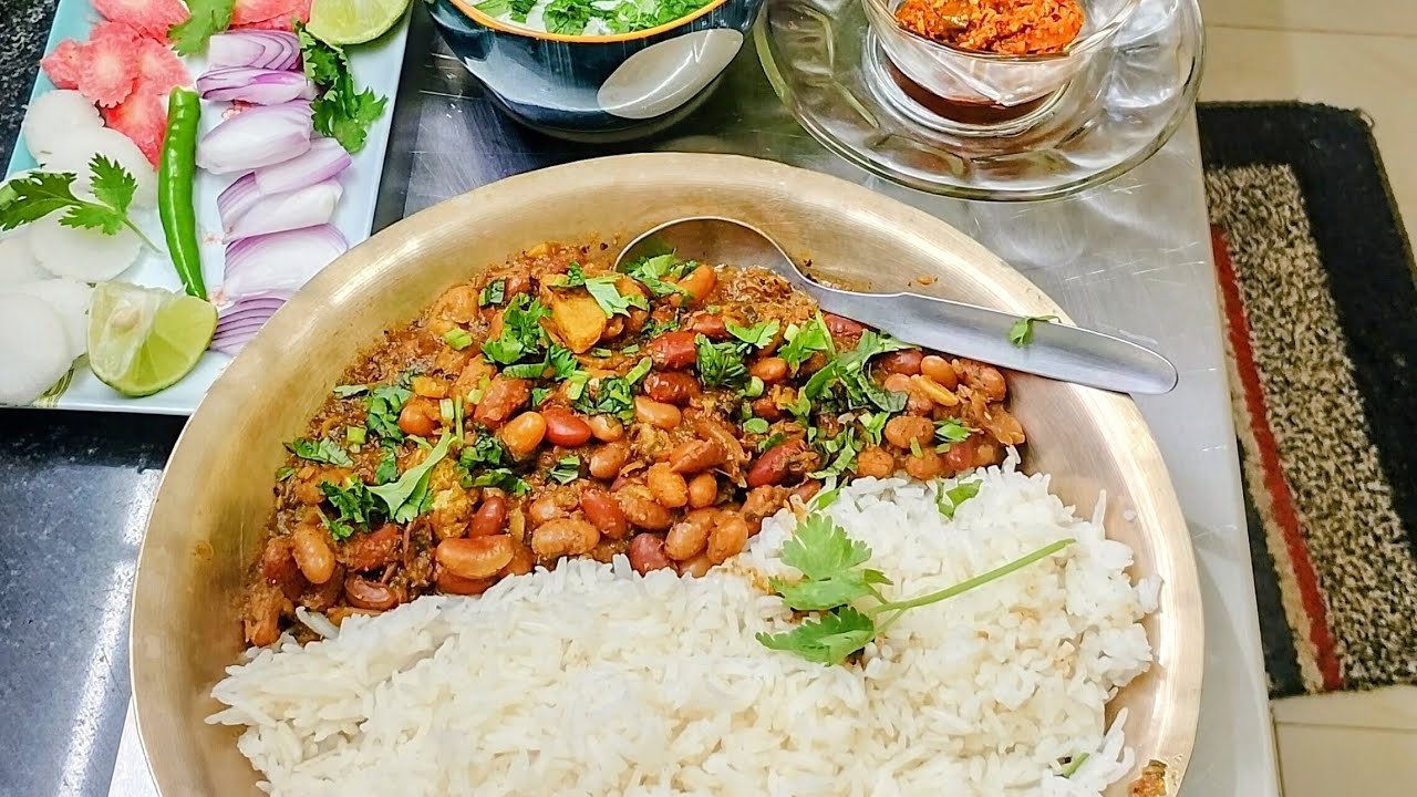 Zero Oil Rajma Chawal--Aapki Health ka mujhe khayal hai.💪💟