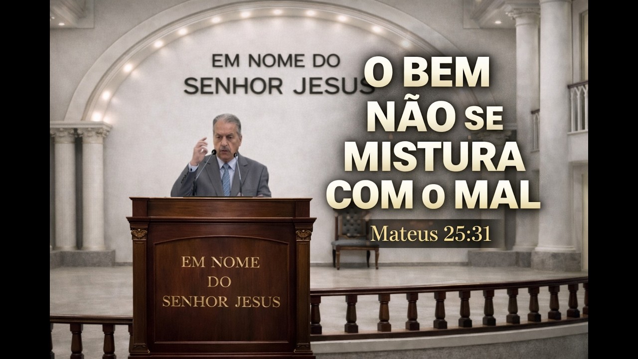 O BEM NÃO SE MISTURA COM O MAL  Mateus 25:31