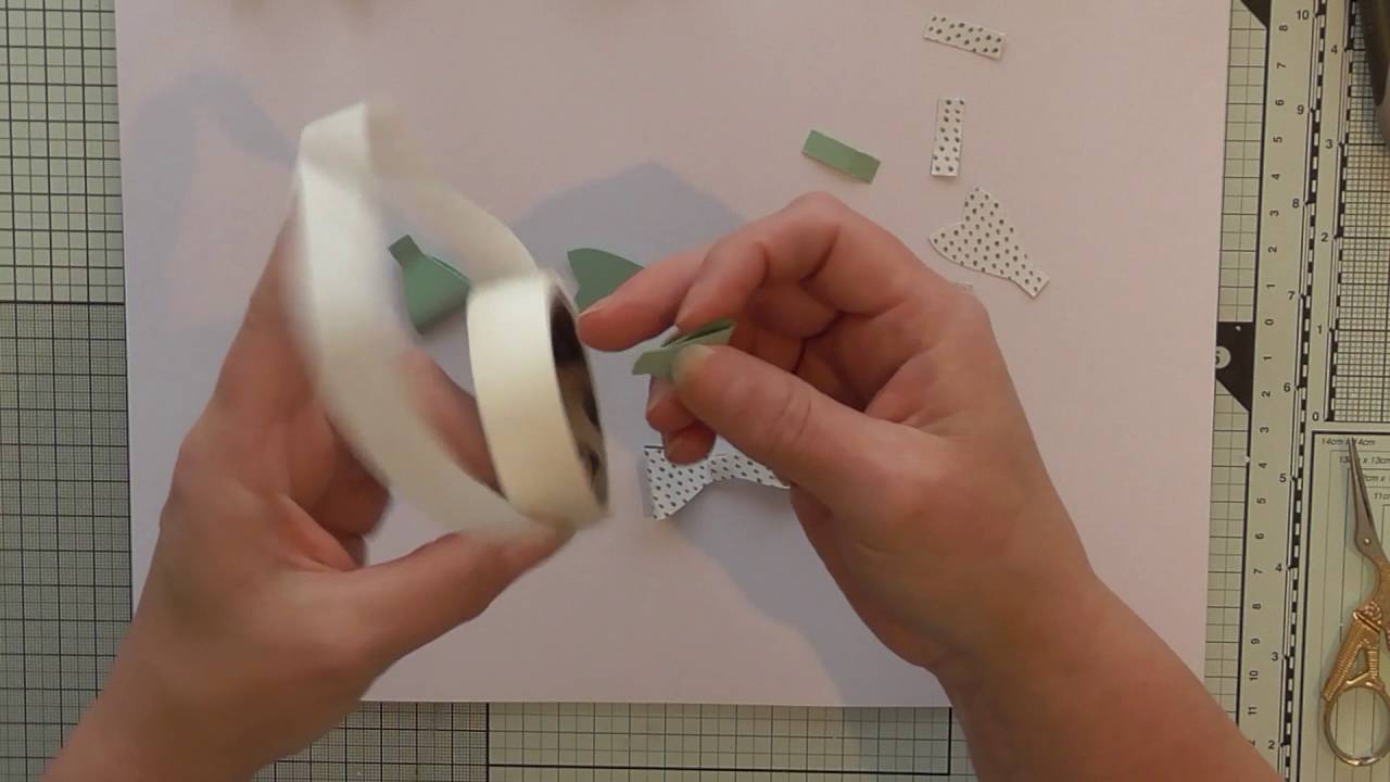 Stampin' Up! product demo Bow builder punch tutorial - YouTube