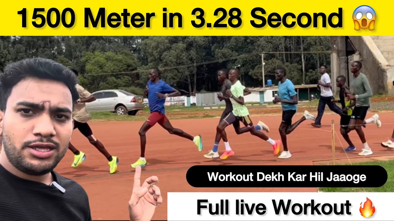 1500 Meter 3.28 में केसे करे ? Live Workout 😱 | 1500 Meter Full Workout | Avdesh Nagar