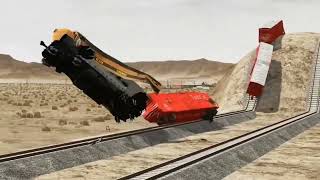 Forward Reverse Video|Train 🚂🚃🚃Accidents and Crashes||III||BeamNG.Drive|Animation Video|