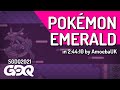 Pokémon Emerald by AmoebaUK in 2:44:10 - Summer Games Done Quick 2021 Online