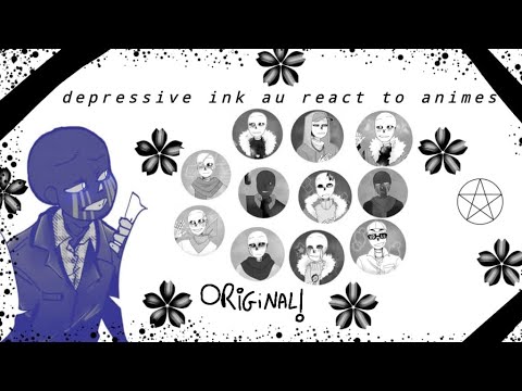 depressive ink au react to animes(original!){ ️[!'York'!] ️} - YouTube