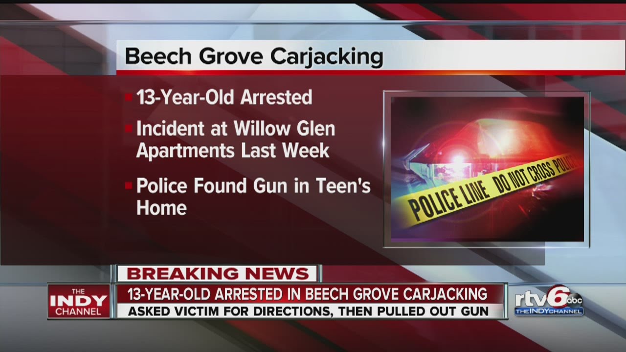 13-year-old arrested in Beech Grove carjacking - YouTube
