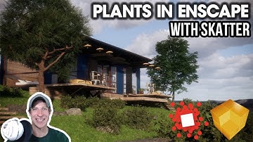 Scattering Plants for Rendering with Skatter and Enscape!