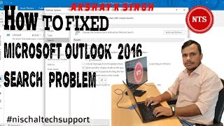 How to fix Outlook search not working in MS Outlook || 2016 How To Fix Outlook 2016 Search Problems