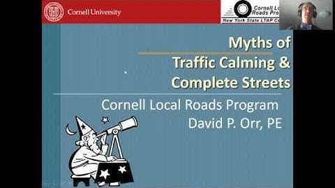 Myths of Traffic Calming and Complete Streets Webinar - 4/16/20