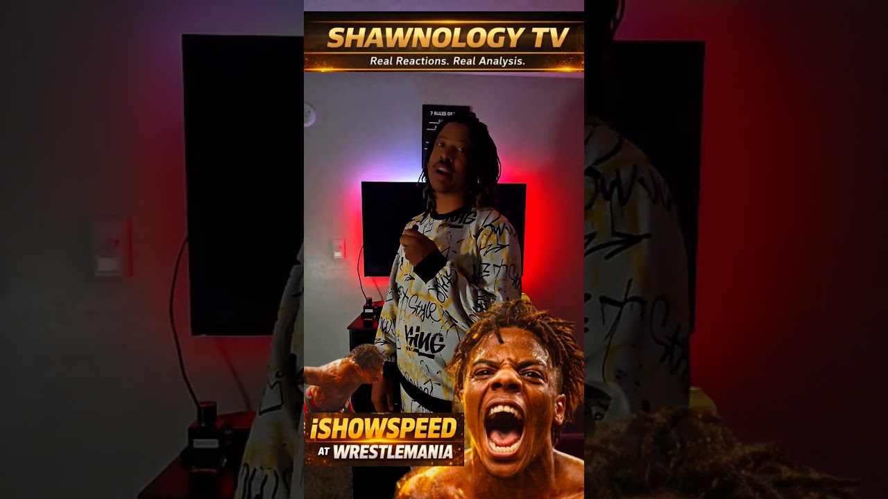 This iShowSpeed Moment BROKE WrestleMania 🤯