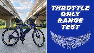 Throttle Only Range Test on the Ariel Rider Rideal!