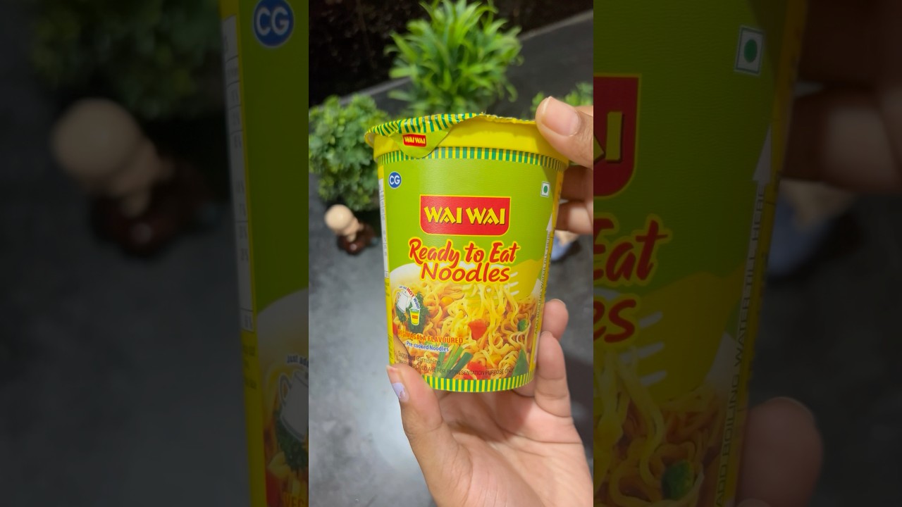 🔥 Wai Wai Cup Noodles 🍜 | Instant Taste Test & Review 😋 