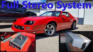 Full Stereo System Install | IROC-Z Camaro