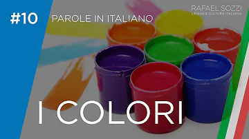 Quais são as cores em italiano?