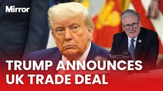 Trump announces HISTORIC trade deal with UK