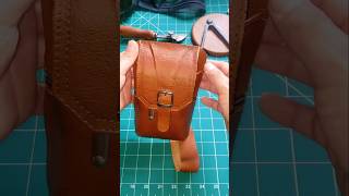 Bolso celular hombre #leatherwork #cuidadoDelCuero #bolsos #cuerooriginal #marroquineria #cuero