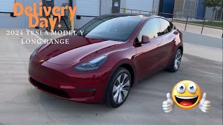 Took delivery of my new 2024 TESLA MODEL Y Long Range Dual Motor!
