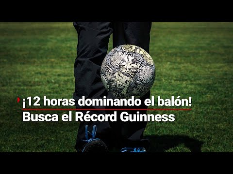 Exfutbolista cubano busca Récord Guinness por dominadas de balón: ¡Lo hizo durante 12 horas!