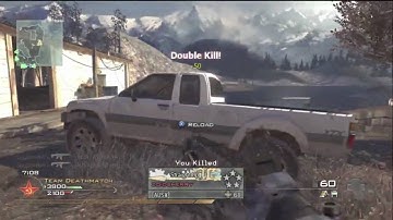 COD MW2 Commentary: TDM(30-3) on Estate. Using silencer to catch unsuspecting enemies