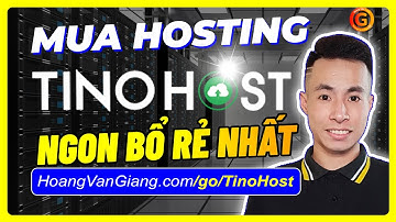 Hướng Dẫn Mua Hosting TinoHost Giá Rẻ Trên Máy Tính Mới Nhất - Hoàng Văn Giang