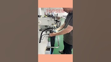 TOPSEW Double-Needle Belt Loop Maker for Superior Quality&Speed in One Step! #AutoBeltLoopMachine
