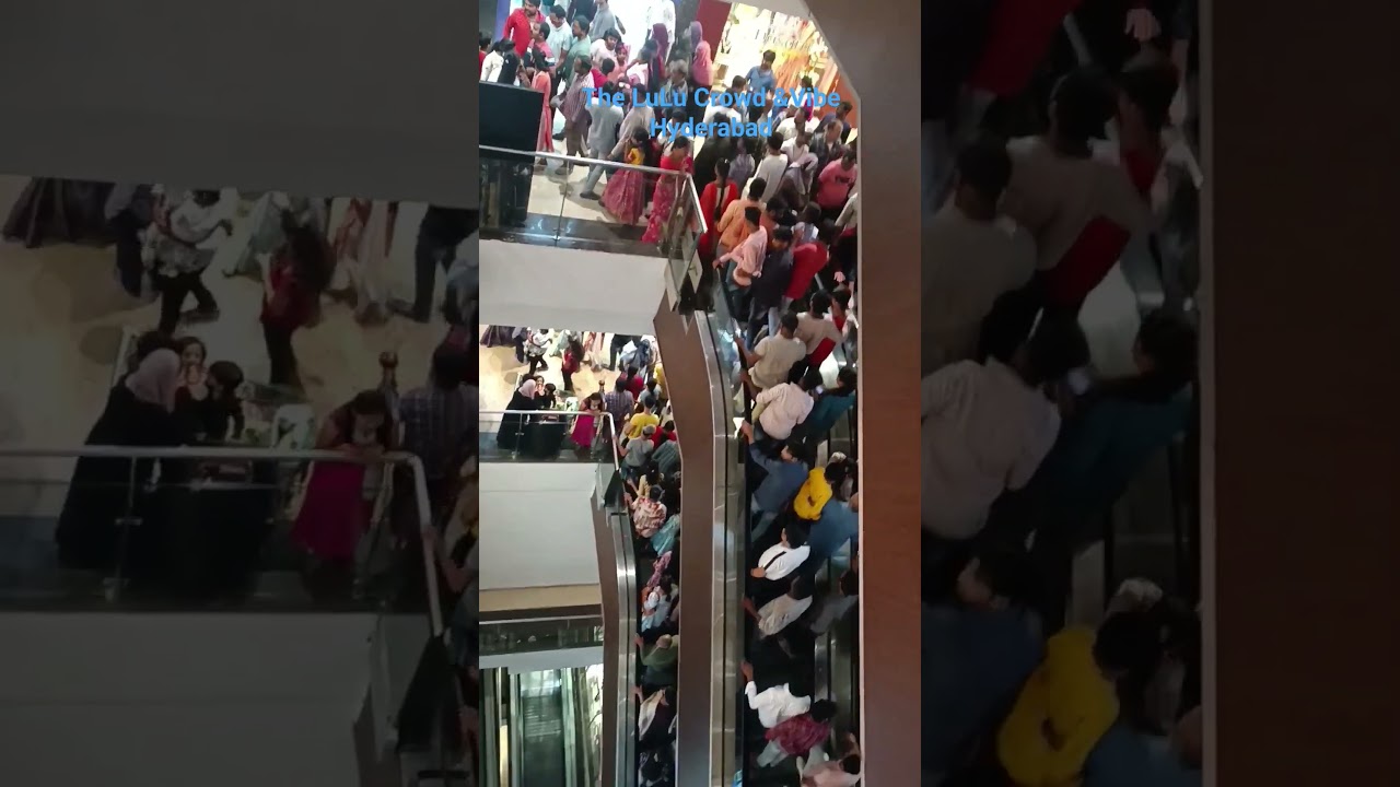 Crowded LuLu Mall Hyderabad || The LuLu Mall Group Vibe 