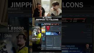 JL LEAKS JIMPPHAT TO FALCONS  #cs2 #counterstrike #dimawallhacks
