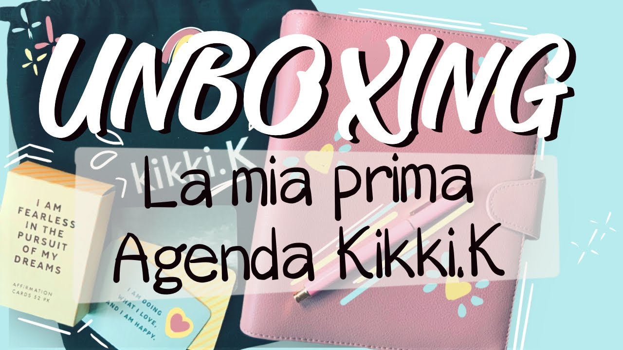 UNBOXING AGENDA KIKKI K - 40% DI SCONTO, MA ALLA FINE MI SARA' CONVENUTO?? - Spacchettiamo insieme
