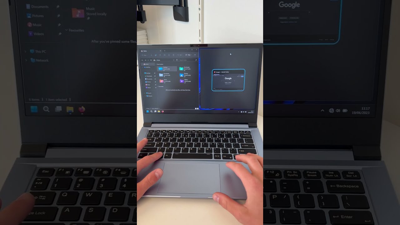 How To Get A Split Screen On Windows Laptop Shorts Custom