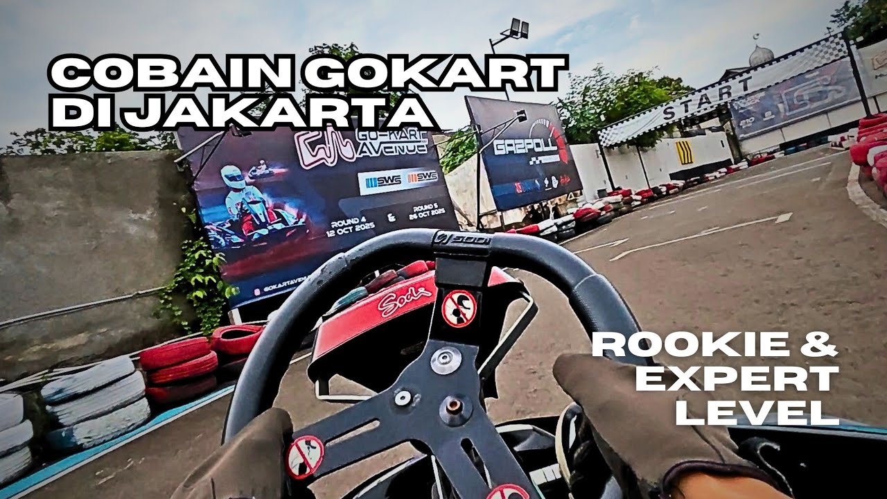 POV Driving GOKART di Jakarta! Gak nyangka sepayah ini... Auto caption capcut ngaco dan kocak