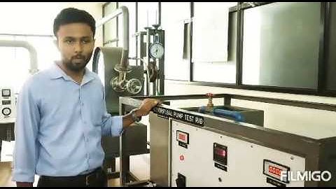 FM Lab | Performance of Centrifugal Pump | Experiment |