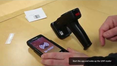 Activating External Barcode Scanners using TSL® UHF RFID Readers over a Bluetooth® connection