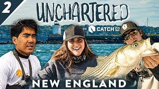 Unchartered New England Pt. 2 Lobster to Striper ft. 1Rod, Fishing With Becca, and Logan Anderson