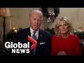 US President-elect Joe Biden sends Americans Christmas message from Delaware