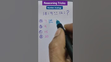 Reasoning Tricks - Number Analogy -Quantitative Aptitude#upsc#ssccgl#sscgd#sscchsl#ssc#rrb#reasoning