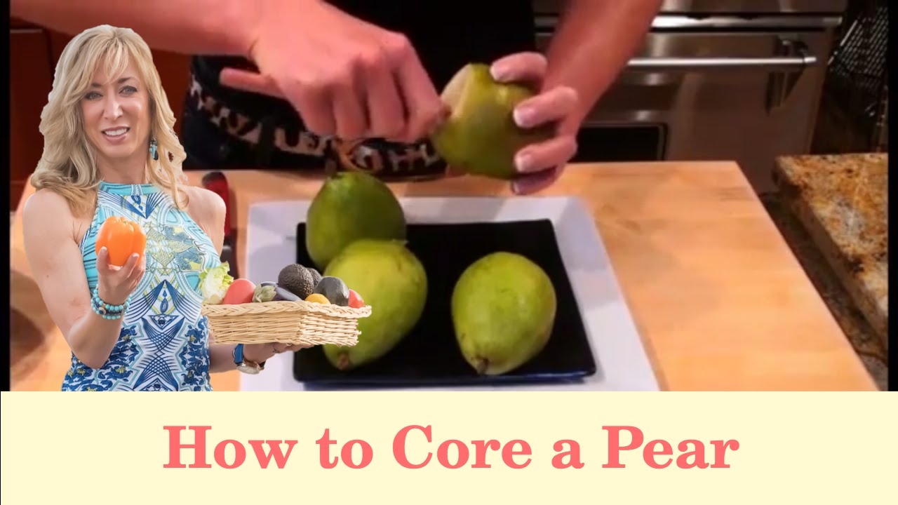 How to Core a Pear with Nina Cucina - YouTube
