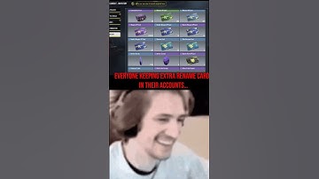 Why everyone keeps extra rename cards…#codm