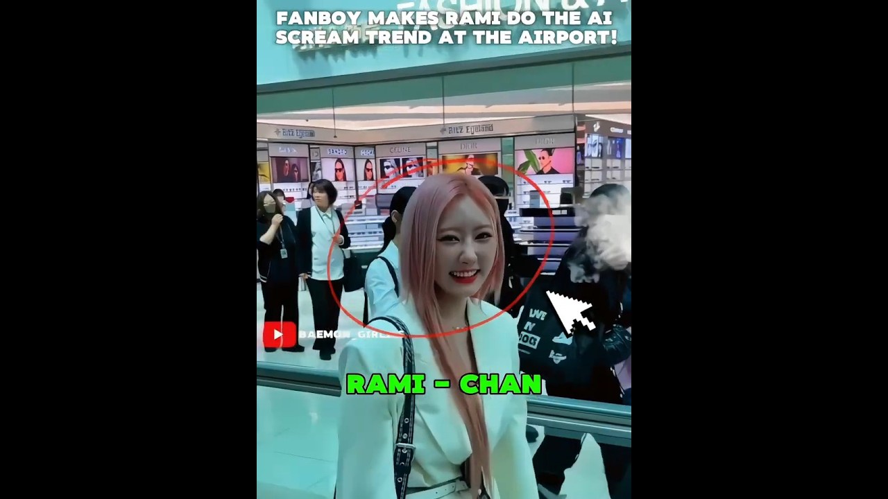 Rami's Cute Reaction Doing AI Scream Trend with Fanboy! 