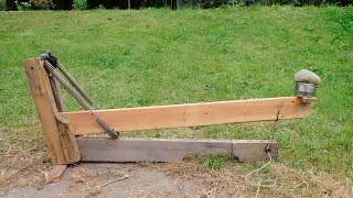 Homemade catapult